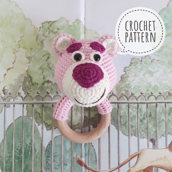 Crochet Baby Rattle _Bear(Pattern + Pictorial)