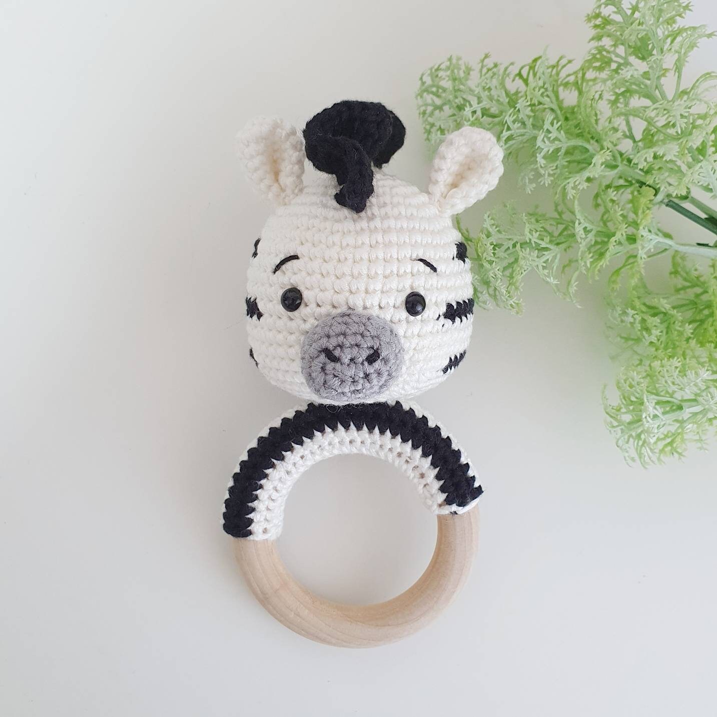 Crochet Baby Rattle _ Zebra (pattern + Pictorial) - Etsy