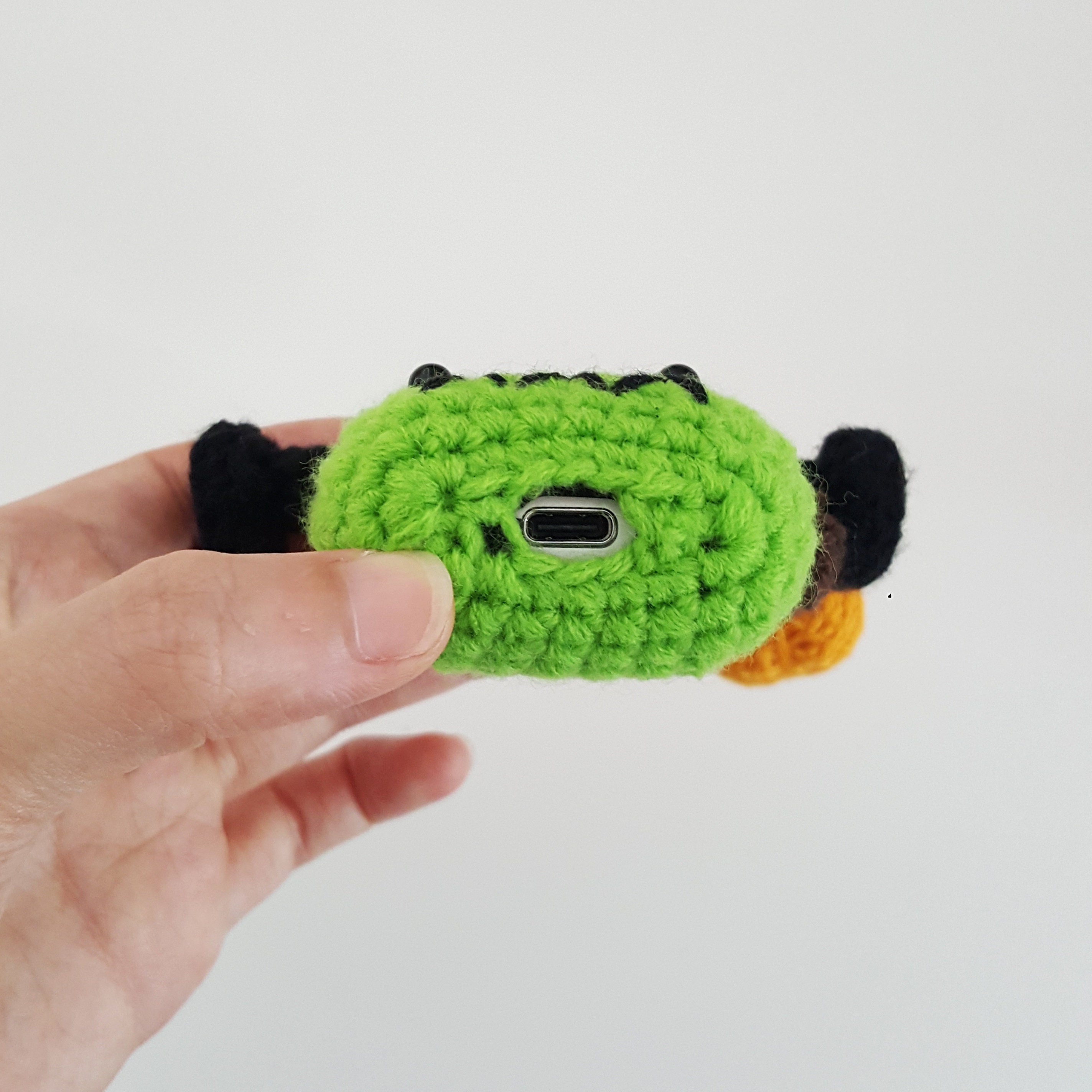 Airpod Airpod Pro Crochet Case Pattern Frankenstein Etsy Australia