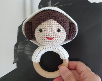 Crochet Baby Rattle_Girl