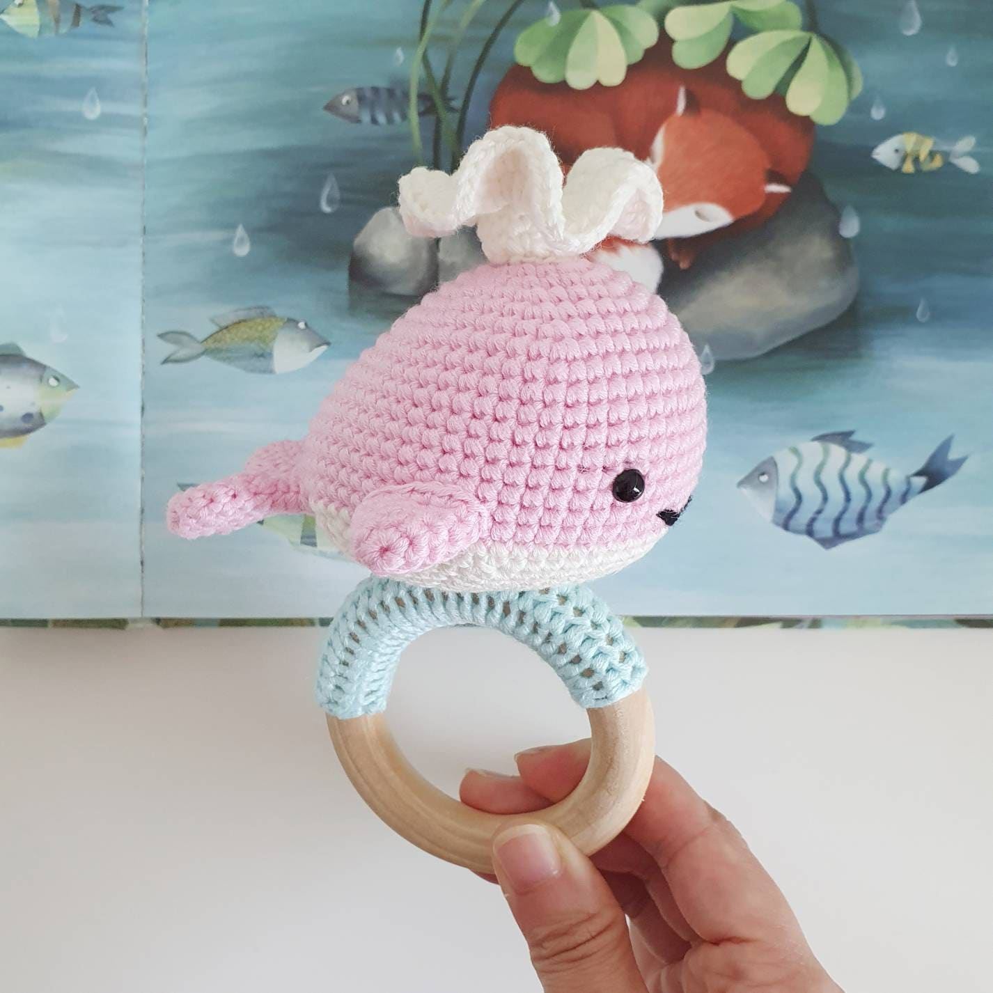 Crochet Baby Rattle _ Animal Set pattern Pictorial Etsy UK