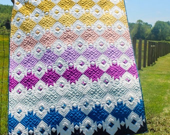 Diamond Skies PDF Quilt Pattern