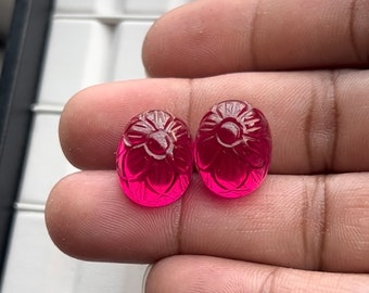 LAB CARVED GEMSTONE
