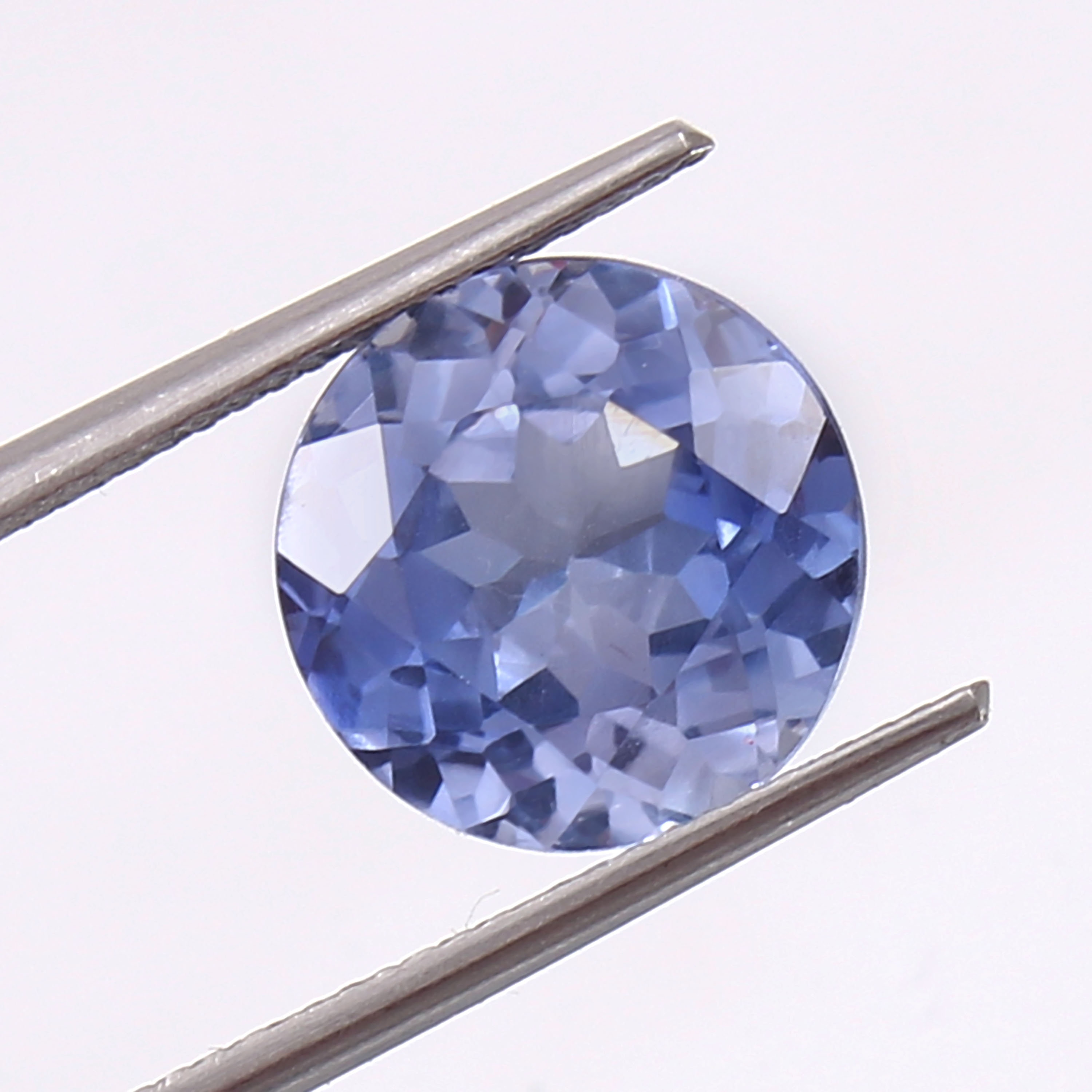 Kashmir Royal Sapphire Bio Color Blue Sapphire Sapphire Ring Round Cut Gemstone , Excellent Quality For Lab Created Sapphire 6.55 Ct