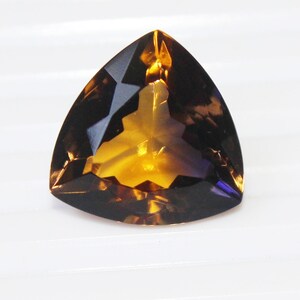 16. Ct. Natural Ametrine Cut Rings Fancy Shape Cut Stone Loose Gemstone For Making Jewelry 17X17X11 mm C-209
