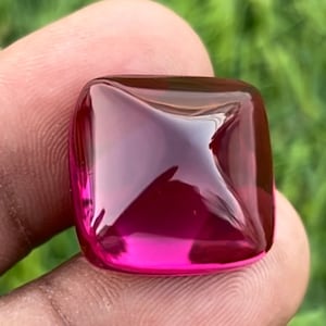Purple Sapphire Cabochon Sugarloaf Shape Sapphire Ring Loose Gemstone For Making Jewelry 14X14X8 mm ZZ-0276