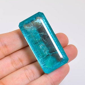 Aquamarine Cut Stone Lab Created Aquamarine Radiant Shape Cut