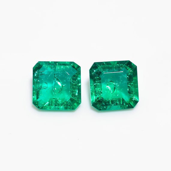 Lab grown emerald earrings best sale
