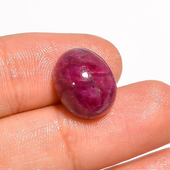 100% Natural Ruby Cabochon Oval Shape Cabochon Loose Ruby Pendants Gemstone  For Making Jewelry 17 14X11X9 mm R-2797
