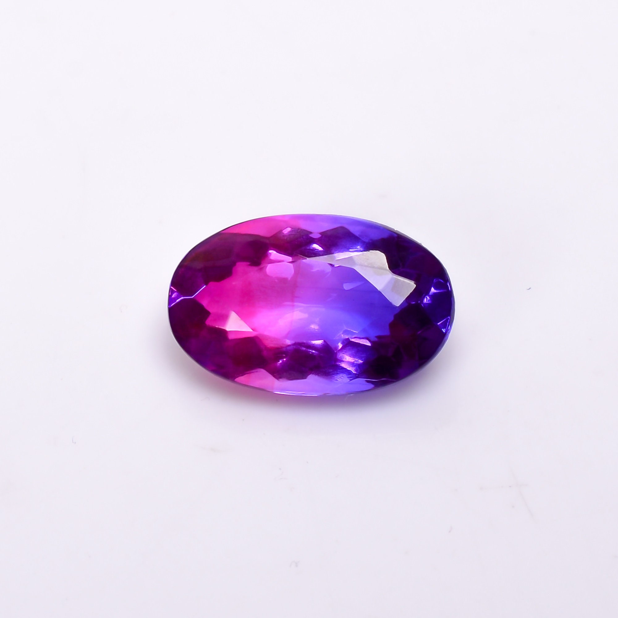 Classic Bio Color Tourmline Crystal Doublet Oval Shape Cut Stone Loose Gemstone For Making Jewelry 35X20X11 mm R-6216 45 Ct