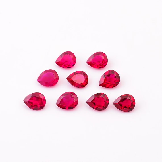 Transparent ruby stone clearance