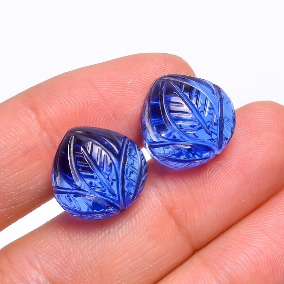 Carved sapphire sale