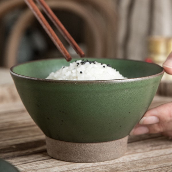Ceramic Rice Bowls Etsy