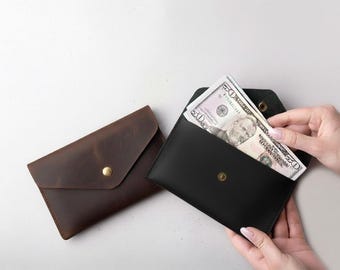 Skórzana koperta na pieniądze, skórzana koperta, koperta na pieniądze, skórzany uchwyt na pieniądze, koperty na pieniądze, etui na pieniądze, etui na karty, skórzane etui na karty