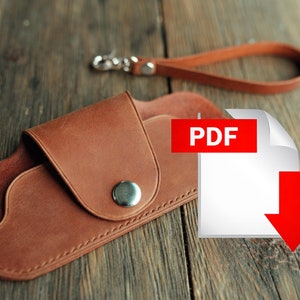 Leather Pattern Glasses Case, PDF Pattern Glasses Case, PDF Pattern Glasses Case, Leather Pattern, Handmade Leather, Digital Pattern