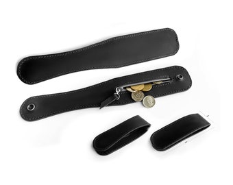 小物 TENDERLOIN 15AW T-COIN CASE DEERSKIN Black Deerskin Leather Box Bear Design Coin Purse — Northern