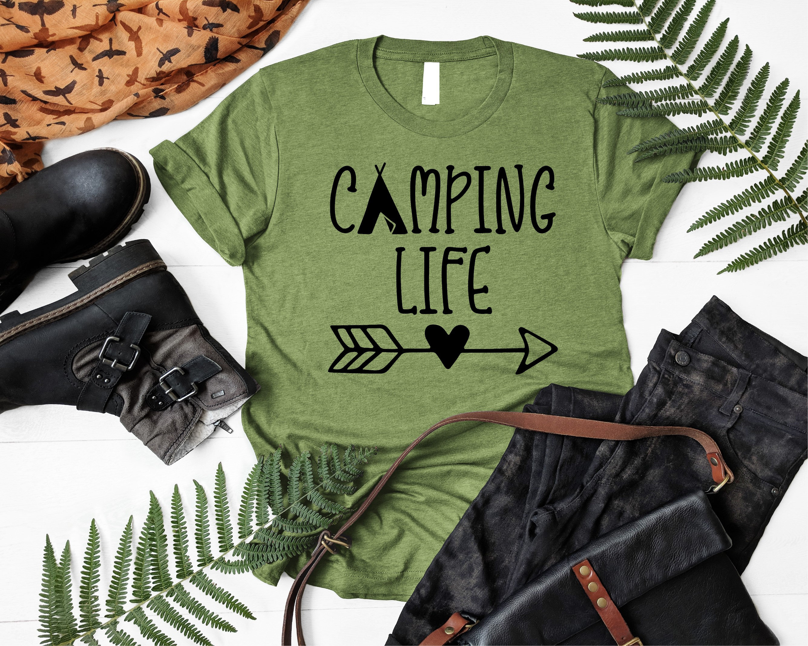 Camping Life Shirts Camping Shirt Camper Tshirt Camper Etsy