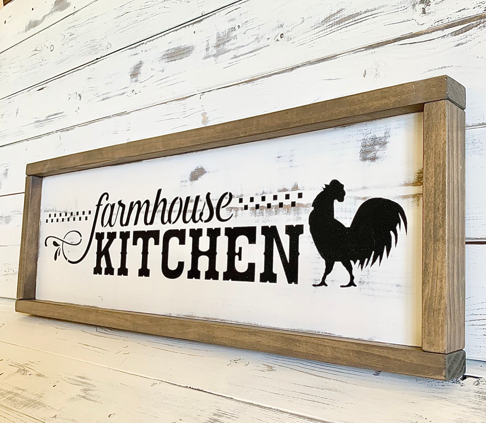 Signo de la cocina de la granja decoración de la pared de la | Etsy