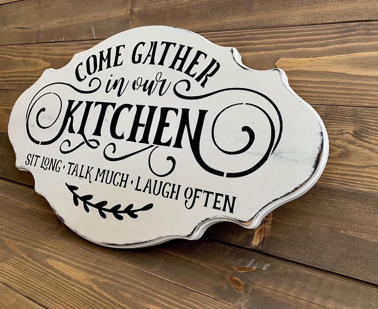 Come Gather in our Kitchen Sign Kitchen Wall Decor Gather Etsy.de
