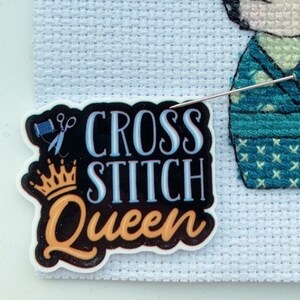 Cross Stitch Queen Needle Minder For Cross Stitch And Embroidery