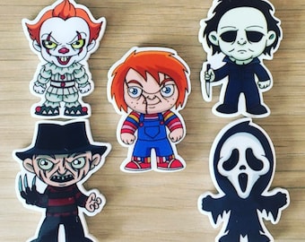 Horror Movie Killers Needle Minders For Cross Stitch And Embroidery