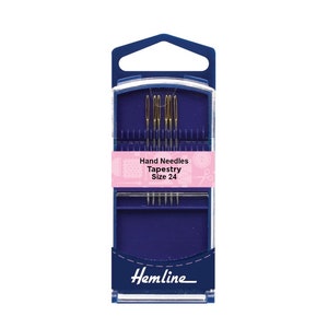 Premium Tapestry Needles Size 24 Pack Of 6, Embroidery Needles, Cross Stitch Needles, Hand Sewing Needles, Sewing Needles, Needles, Sewing