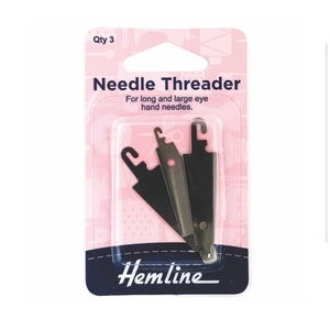 Needle Threaders Pack Of 3, Needle Threader, Sewing, Embroidery, Cross Stitch, Sew, Threader, Needle, Sewing Accessory