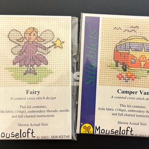 Mouseloft Stitchlet Cross Stitch Kit, Small Embroidery