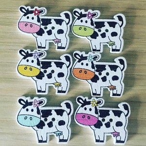 Cow Needle Minder For Cross Stitch And Embroidery