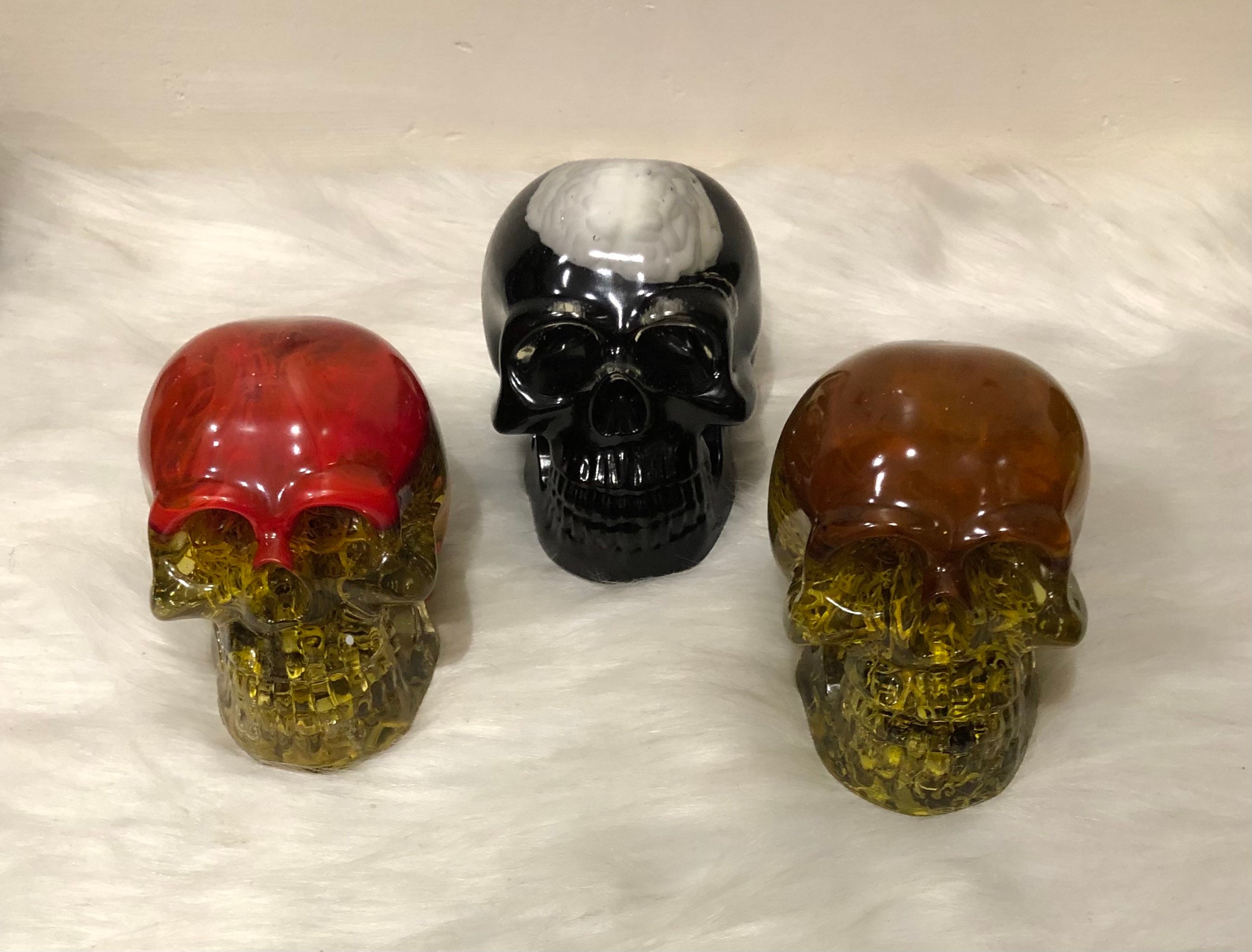 Tête de Mort Crâne Skull Végétal ou Cervelle Goth Décoration