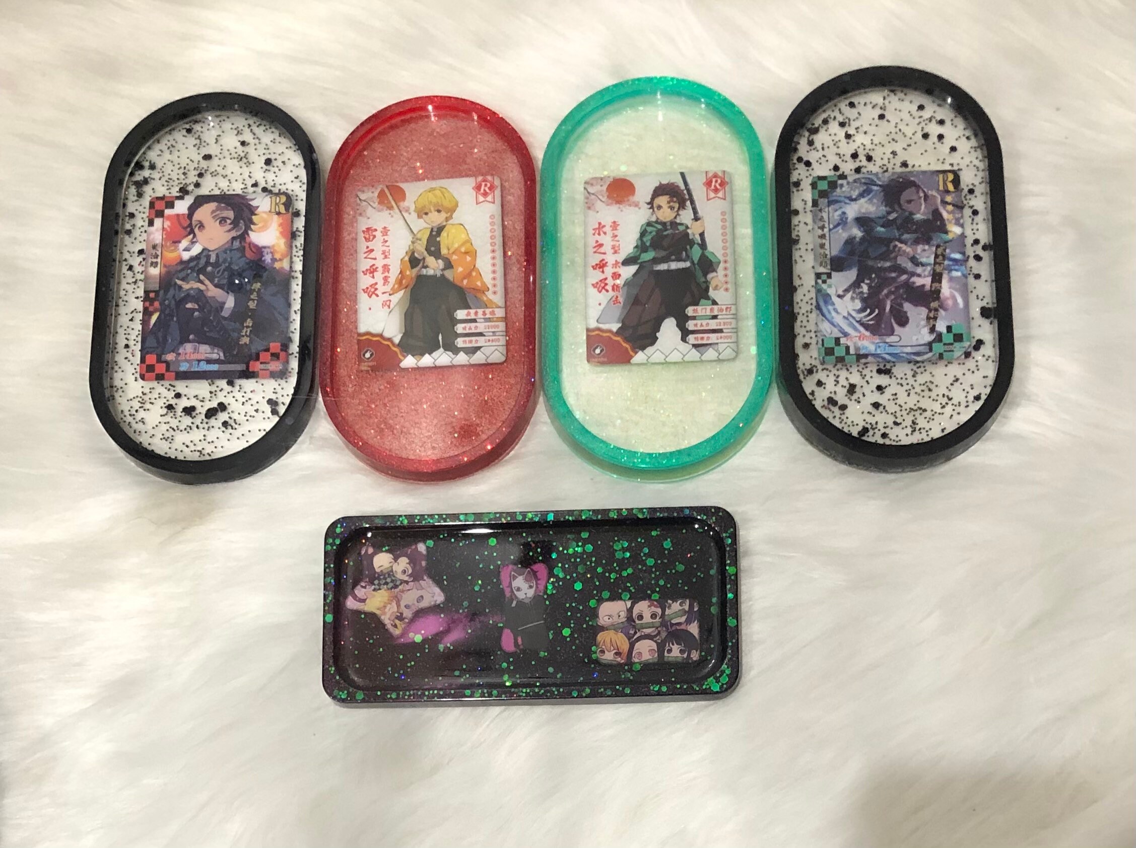 Vide Poche Manga Anime Personnage Carte en Résine