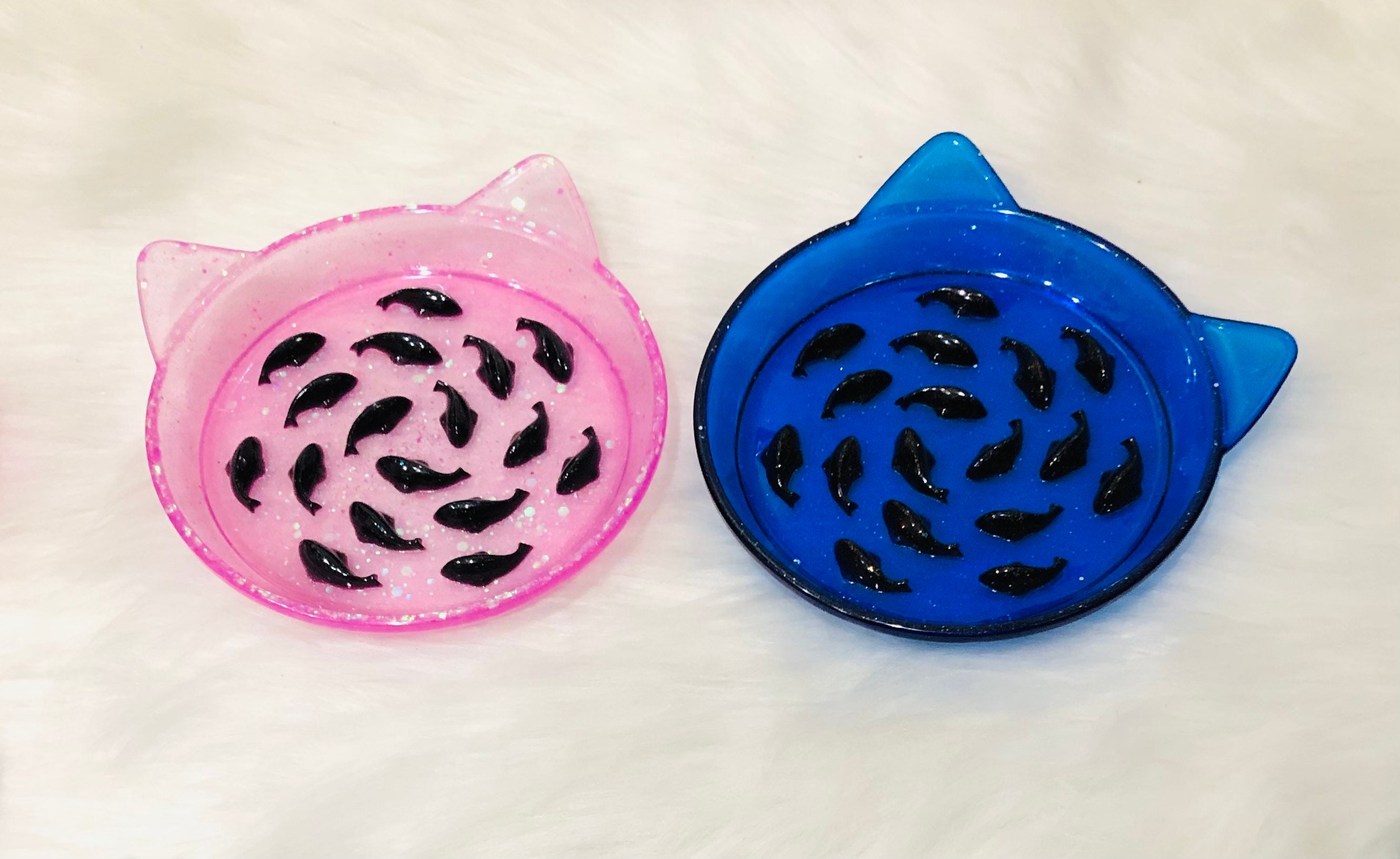 Gamelle Pour Chat Assiette en Résine