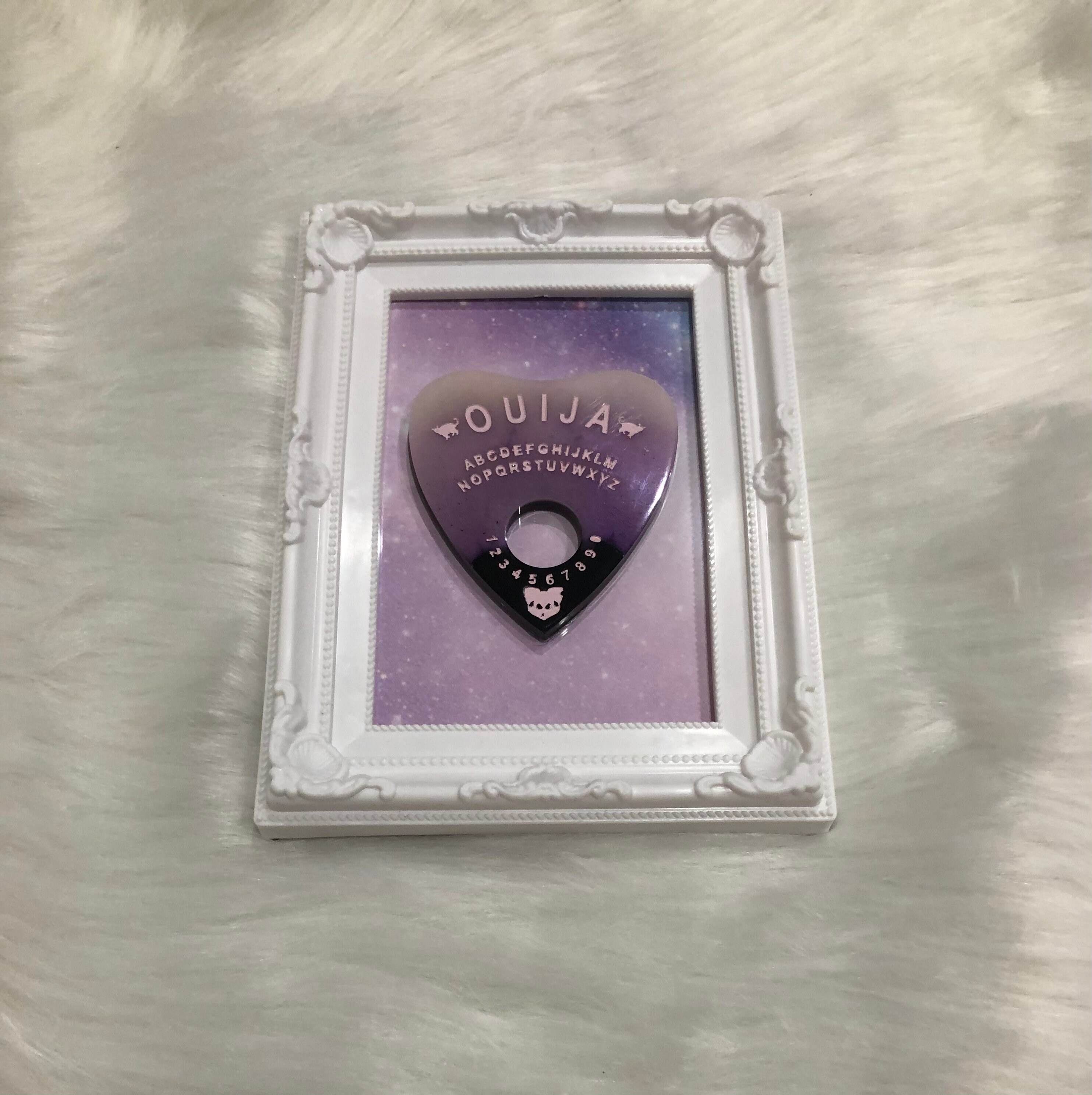 Cadre Baroque Ouija en Résine Décoration Murale Gothique