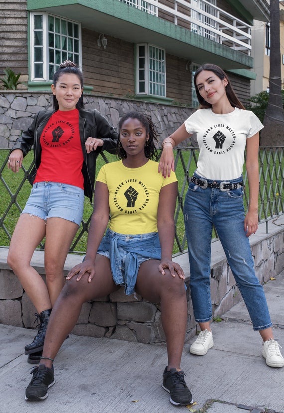 Black Lives Matter T shirt Black Lives Matter Fist Motivation