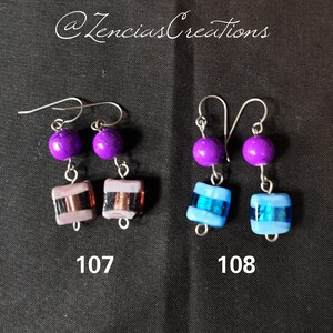 Titanium Earrings - Square earrings - earrings Titanium  - Dangle Earrings - Hypoallergenic for Sensitive Ears - Earring hooks - nickel free