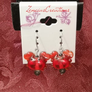 Titanium - Climbing Crab - Dangle Earrings Hypoallergenic for Sensitive Ears - Titanium Earrings for Women - Nickel Free Earrings for Her