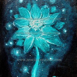 Cartão de saudação de flor de lótus | Cartão de belas artes