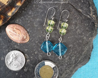 Titanium - Mellow Yellow - Titanium ULTRA - Dangle Earrings, Titanium Earrings, Hypoallergenic for Sensitive Ears