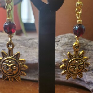 Sun Dangle Earrings