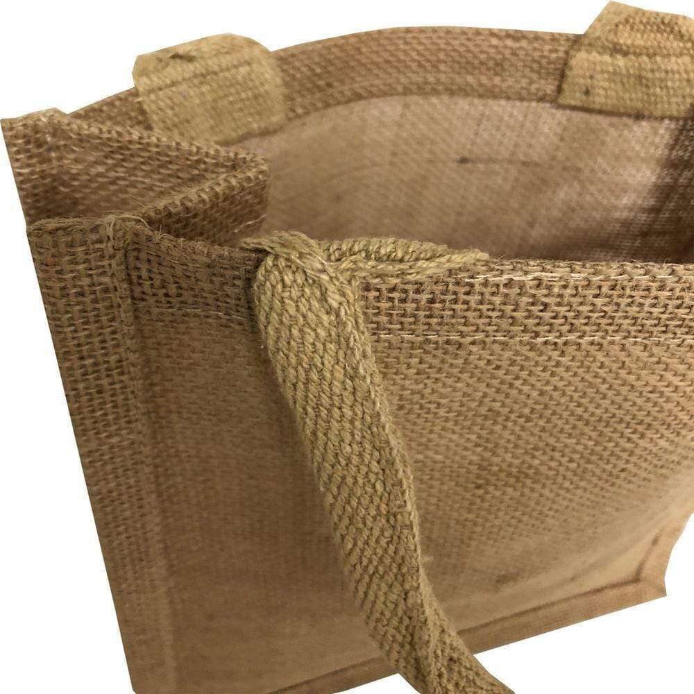 Set of 20 Personalised jute bag / custom burlap eco tote mini Etsy