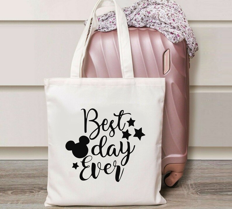 Bridesmaid Gift Personalized Disney wedding tote