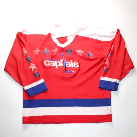 90's Olaf Kolzig Washington Capitals CCM NHL Jersey Size Large – Rare VNTG