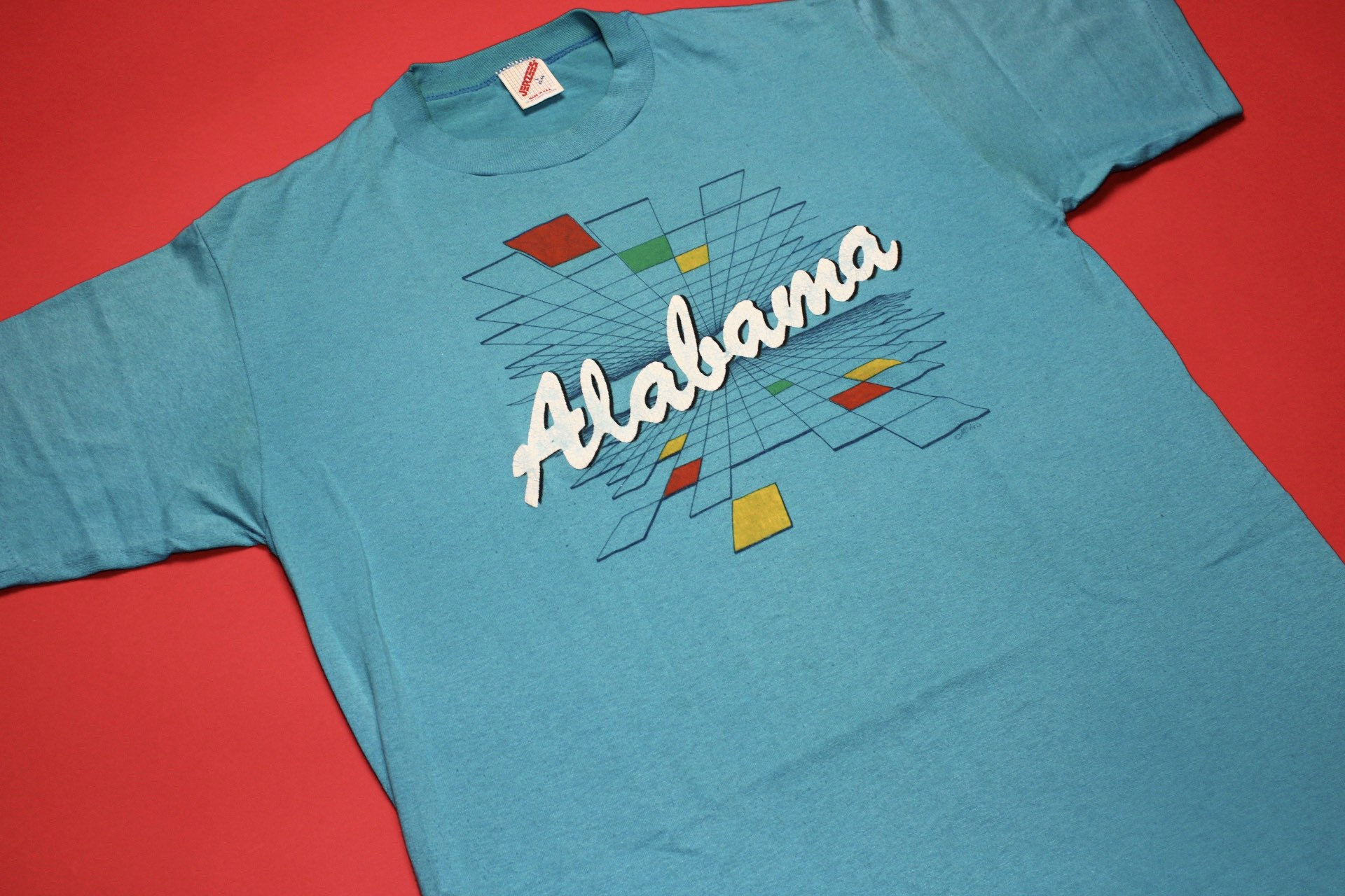 Vintage 80s Alabama Band Short Sleeve TShirt Etsy