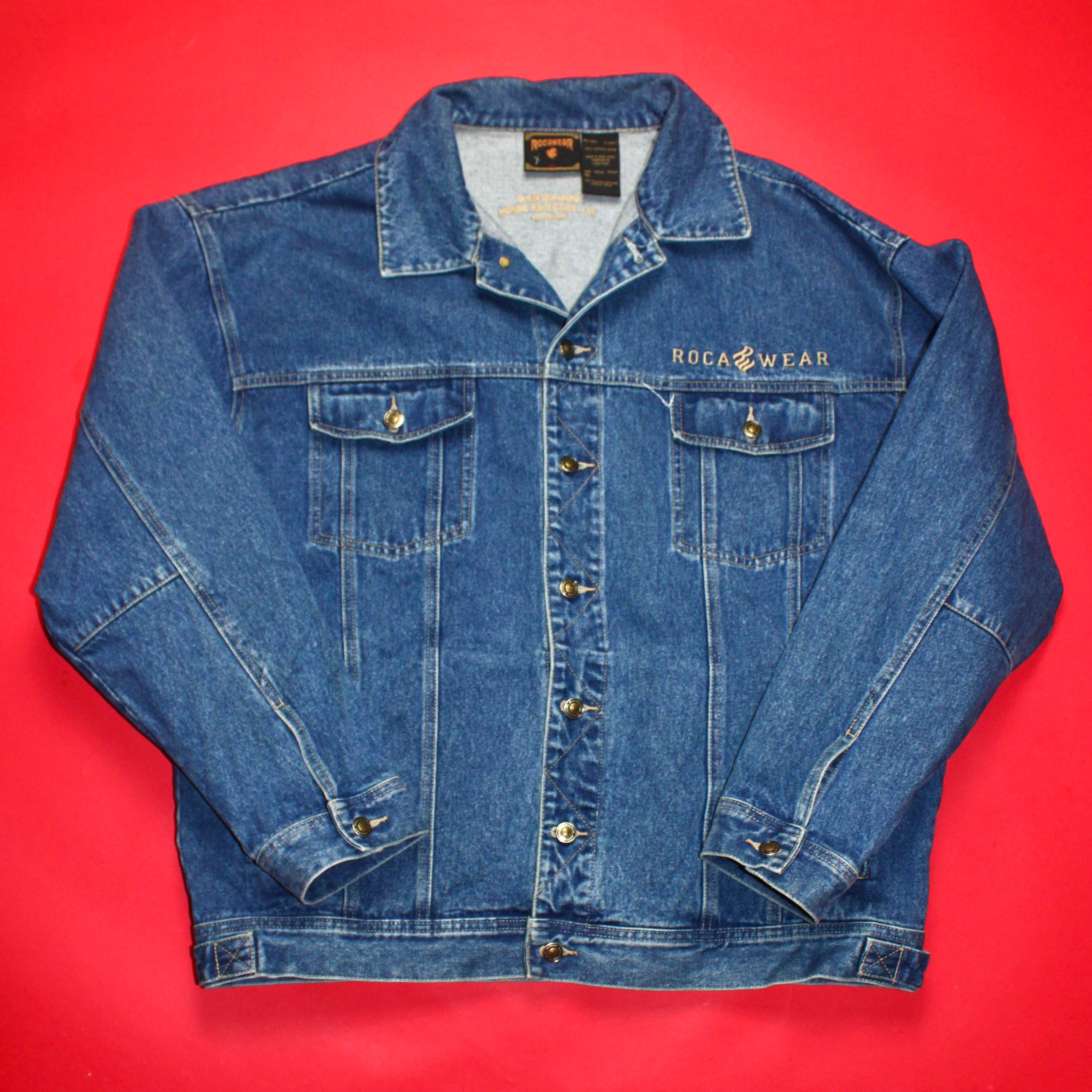 Vintage Y2K Rocawear Denim Jacket Men's Size XL Y2K | Etsy Australia