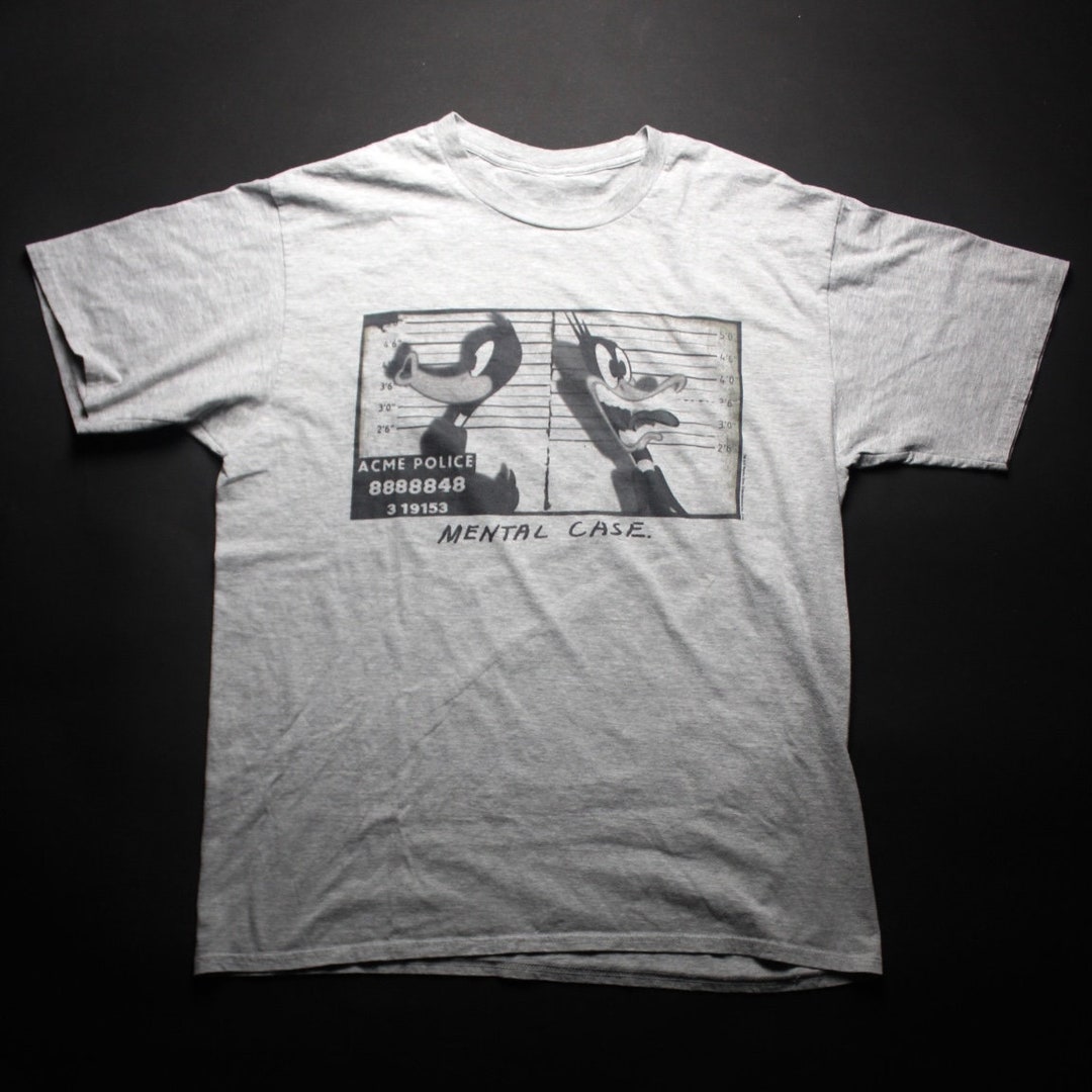 Vintage Y2K Daffy Duck Mugshot T-shirt Mens Size Large Gifts - Etsy