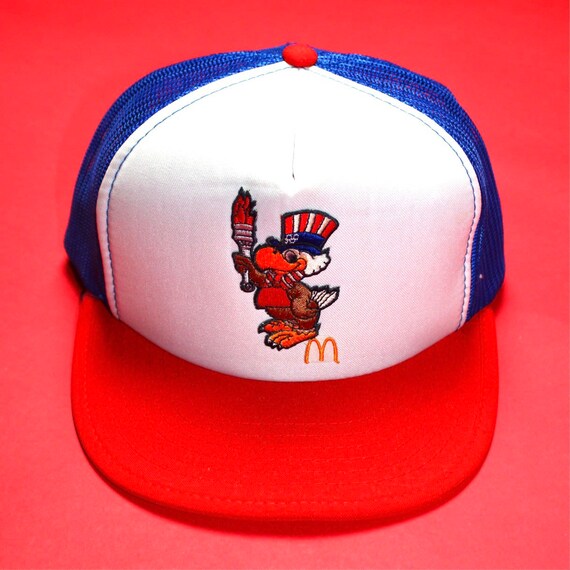 Vintage 1984 Mcdonalds Trucker Cap One 