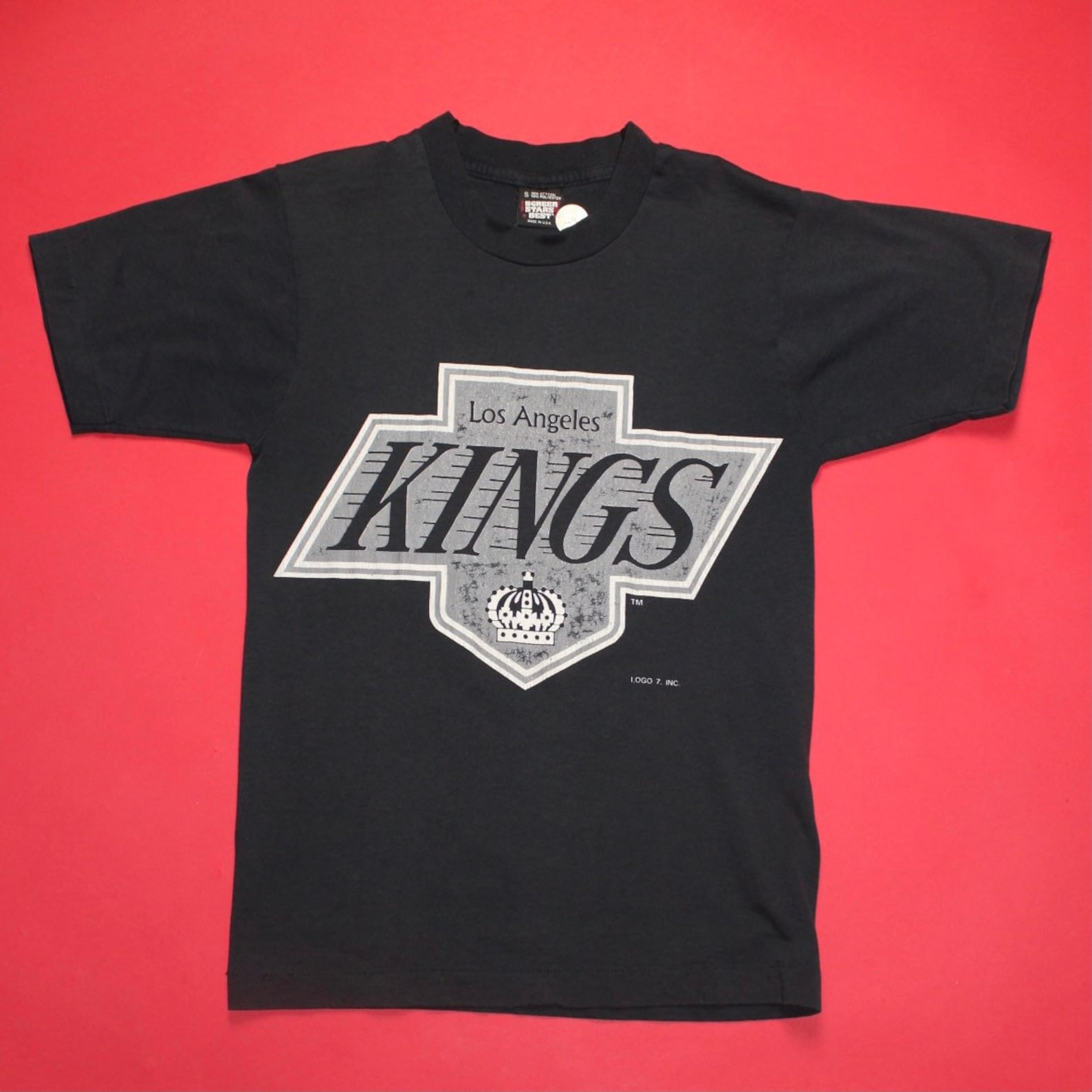 Vintage LA Kings Logo Short Sleeve Screen Stars TShirt Etsy