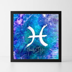 Downloadable Zodiac Art Print: Pisces