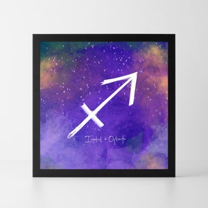 Downloadable Zodiac Art Print: Sagittarius