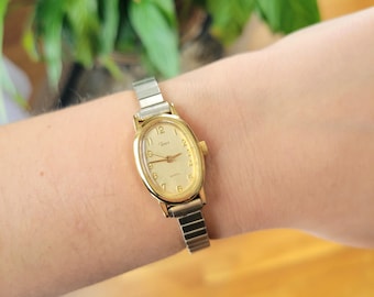 SEIKOセイコー1320-5140 レディース ゴールド文字盤 クォーツ 美品 SEIKO - SEIKOセイコー1320-5140 レディース ゴールド文字盤 クォーツ